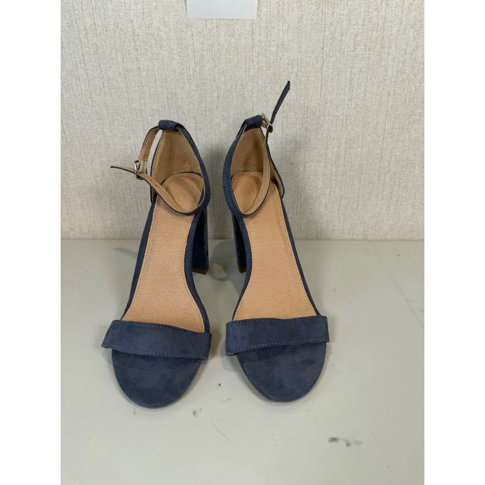 Charlotte Russe open toe‎ ankle strap heels women size 9